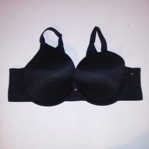 Cacique Bra 44D Boost Plunge Solid Black Underwire New Without Tags *Bundle to